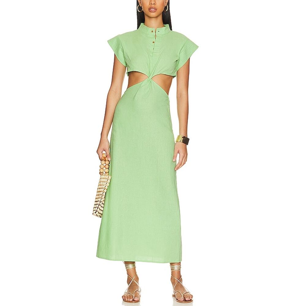 Acacia Sleek Naupaka Nola Maxi Dress Size S